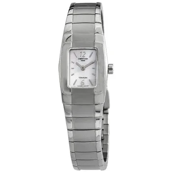 Certina DS Spel Quartz Silver Dial Ladies Watch C32271571296 - 68% Off Limited Time!