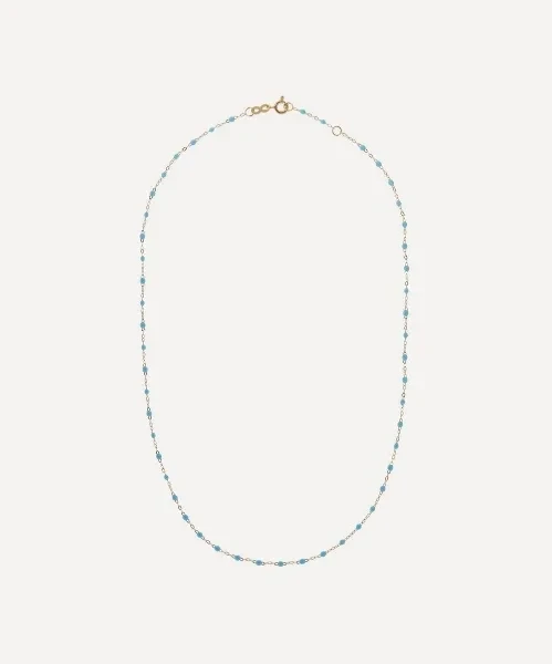 18ct Gold Classic Gigi Resin Bead Necklace
