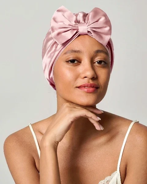 Vintage Bow-Knot Sleep Cap