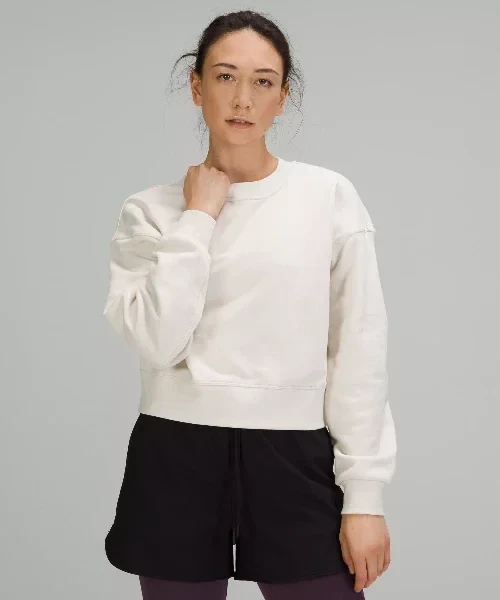Softstreme Perfectly Oversized Cropped Crew - 42% Off Limited Time!