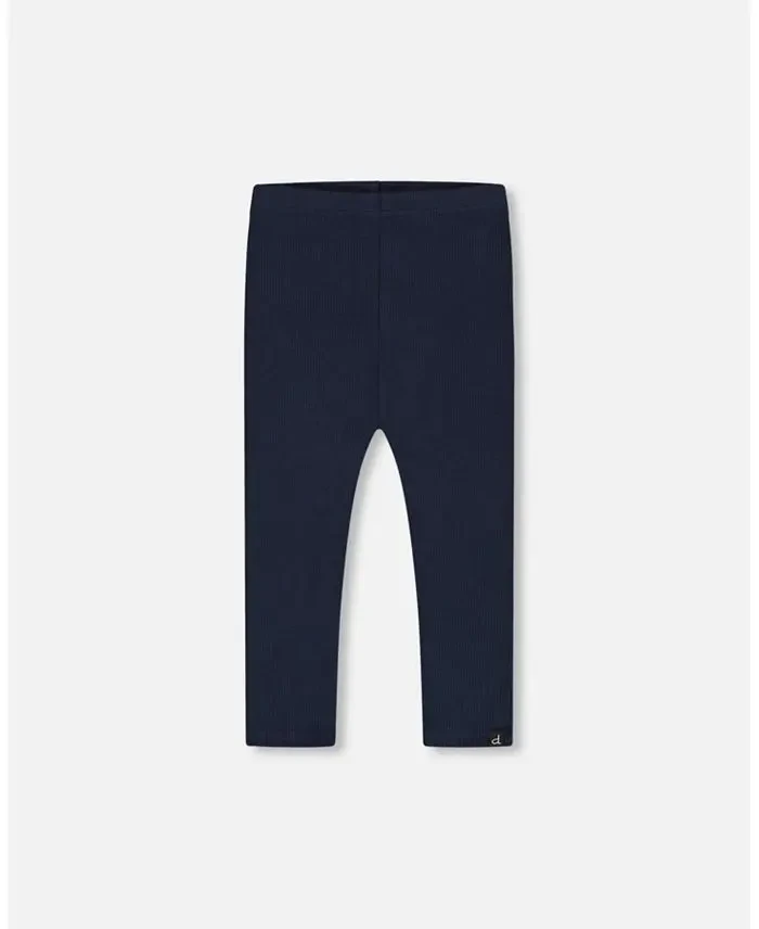 Toddler Girls Rib Leggings Navy - Toddler|Child