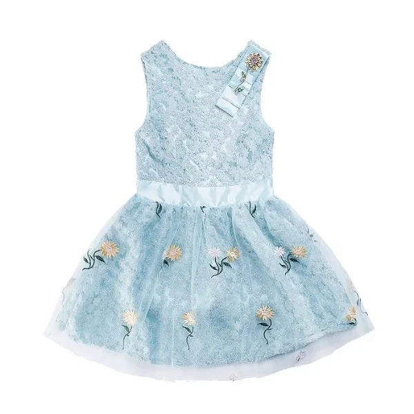 Child Talia Bluebell Novelty Woven Dress - 30% Price Drop!