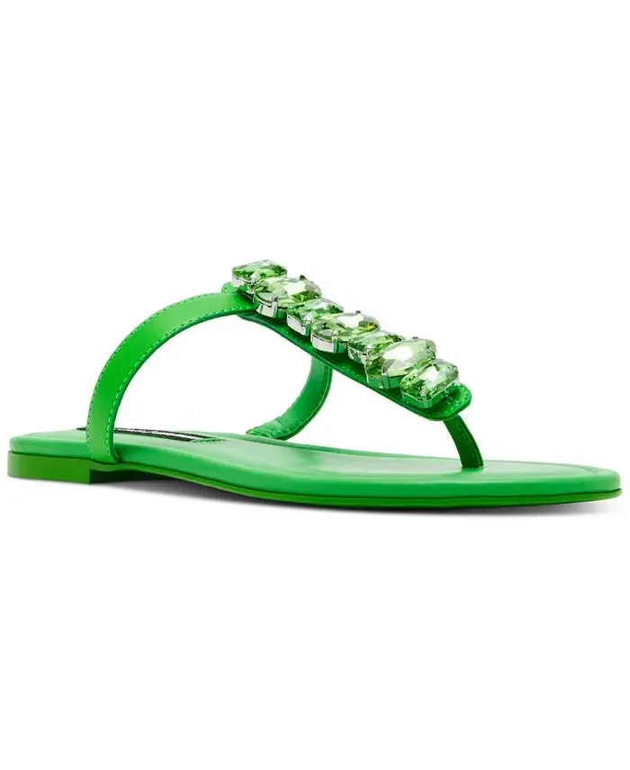 Women's Gemma Embellished T-Strap Slingback Sandals