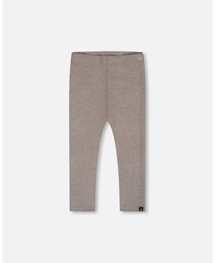 Toddler Girls Super Soft Rib Leggings Grey Mix - Toddler|Child