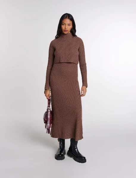 2-in-1 wool maxi dress - 20% Off Today!