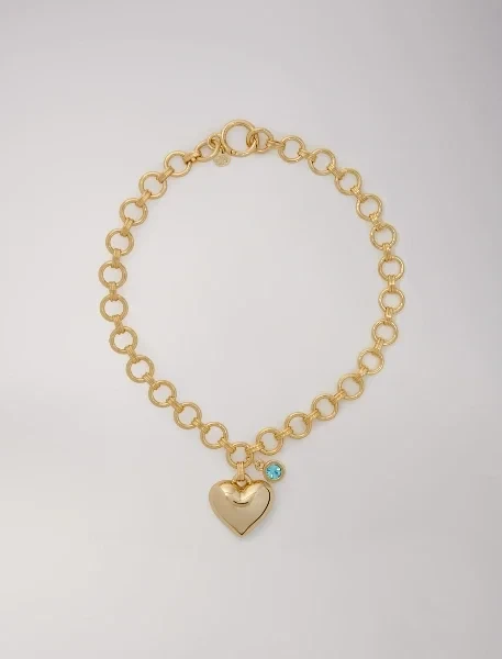 Gold heart necklace - Now 30% Off!