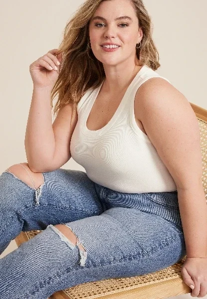 Plus Size 24/7 U Line Tank Top - 29% Price Drop!