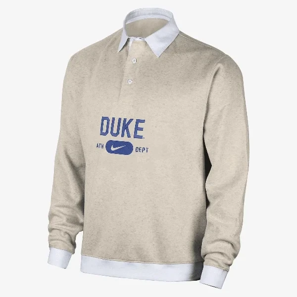 Duke Club Fleece Men's Nike College Long-Sleeve Polo - Save $1703 Today!