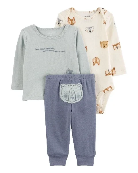 Baby 3-Piece Bear Little Character Set - 60% Off Today!