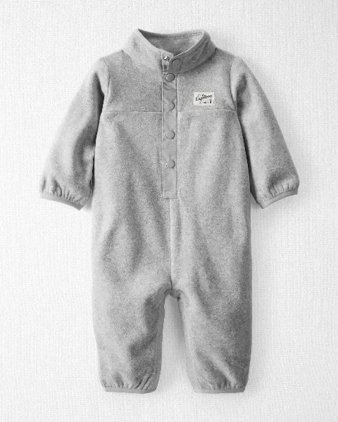 Baby Microfleece Jumpsuit Made with Organic Cotton - 56% Off Limited Time!
