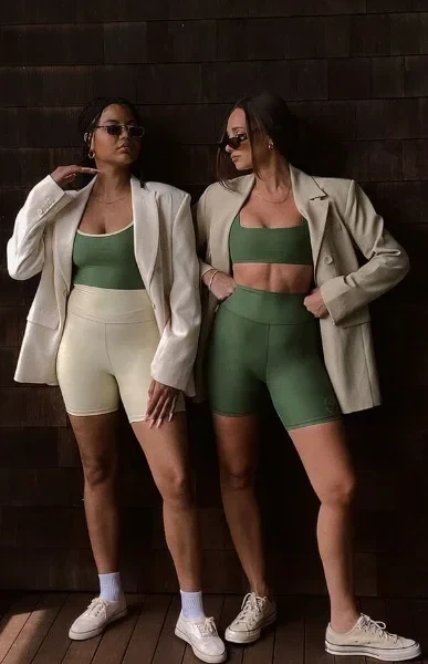 WEWOREWHAT High Waisted Biker Shorts