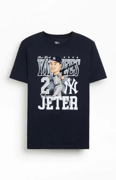 New Era NY Yankees Derek Jeter Caricature T-Shirt - Save 50% Today!