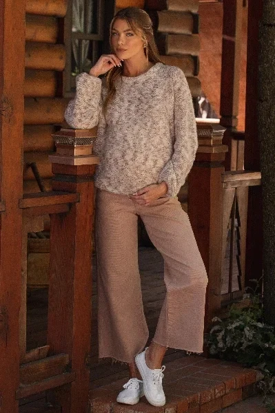 Mauve Multi-Colored Maternity Sweater - 31% Discount Now!