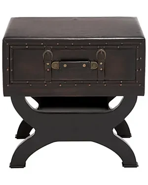 Peyton Lane Leather End Table - 55% Discount Now!
