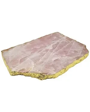 Godinger Rose Quartz Gold Edge Serving Board - Now 46% Off!