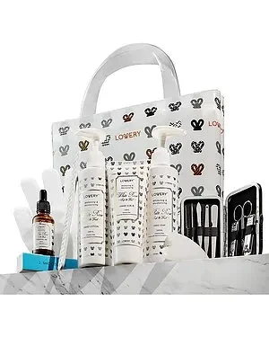 Lovery Care Package For Women & Men, 19Pc Hand Cream Gift In A Shoulder Bath Tote Bag - 58% Price Drop!