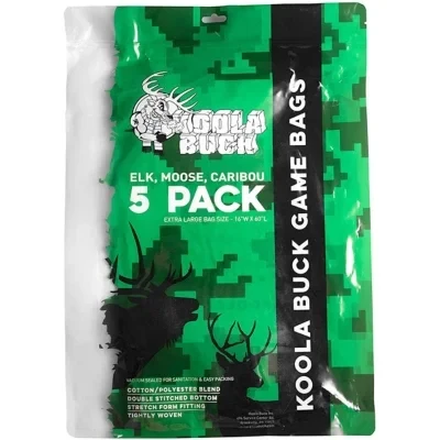 Koola Buck XL Game Bags 5 Pack for Elk, Moose, Caribou - Save $400 Now!