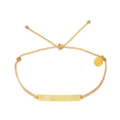 Women's Pura Vida Enamel Stripe Bar Charm Bracelet - Now 25% Off!