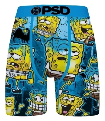 Men's PSD Spongebob Drip Boxer Briefs - Save $601 Today!