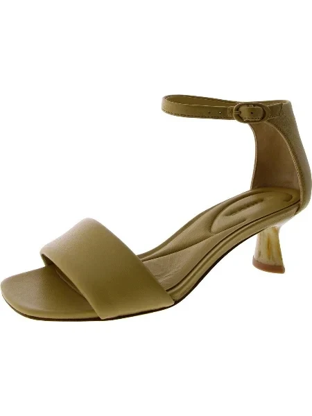 Womens Leather Ankle Strap Heels - Save 58% Today!