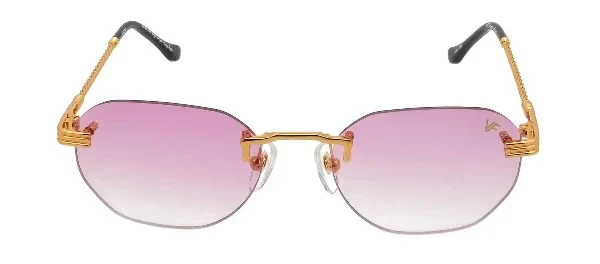 Vintage Frames Company VF DETROIT PLAYER DRILL MOUNT 0053 Rectangle Sunglasses