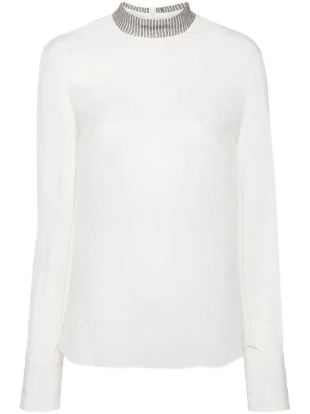 Long Sleeve Mock-Neck T-Shirt - 50% Discount Now!