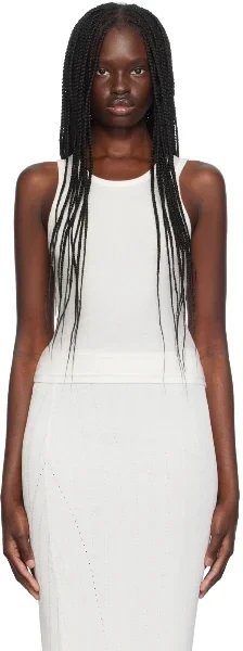 Off-White Fitted Tank Top - Save $3100 Today!