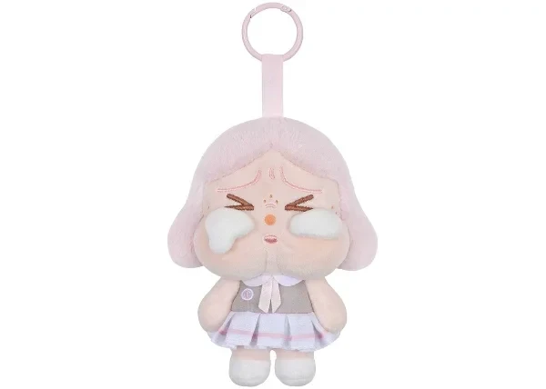 Pop Mart CRYBABY Sunset Concert Series Plush Pendant Pink Grey