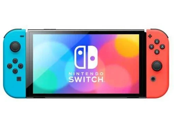 Nintendo Switch (OLED) HEGSKABAA USZ Neon Red/Neon Blue