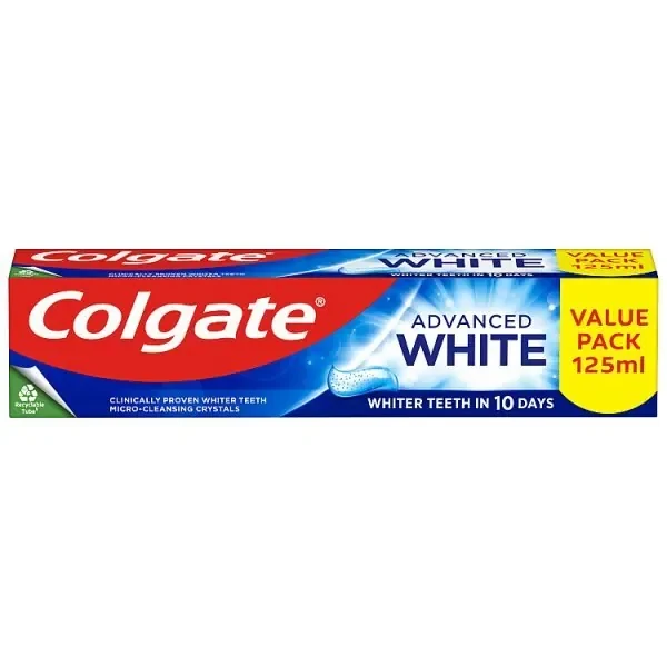 Colgate Advanced White Whitening Toothpaste 125ml - 50% Discount Now!