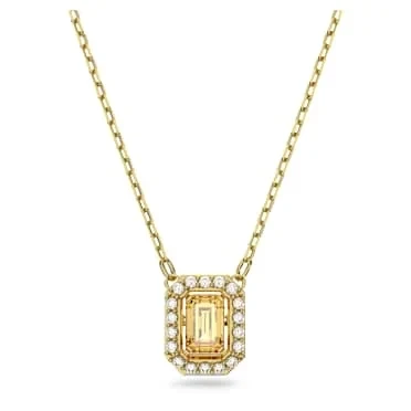 Millenianecklace,Octagoncut,Yellow,Gold-toneplated