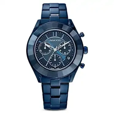 OcteaLuxSportwatch,SwissMade,Metalbracelet,Blue,Bluefinish