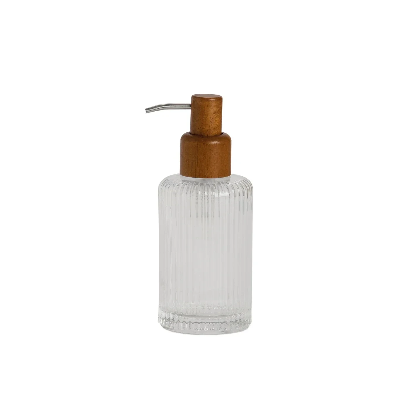Distributeur Savon Verre Acacia - Transparent Et Marron - 46% Price Drop!