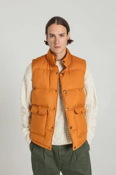 Veste Sans Manches En Duvet Visal - Orange - Homme - 60% Price Drop!