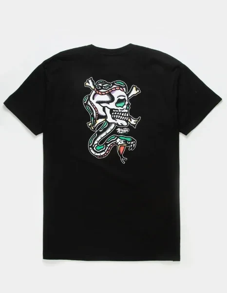 LOSER MACHINE Double-Crossed Mens Pocket Tee - 76% Off Limited Time!