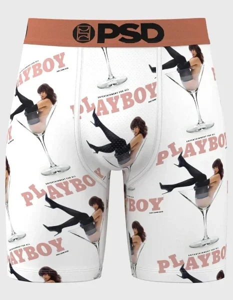 PSD x Playboy Martini Mens Boxer Briefs - Save 52% Today!