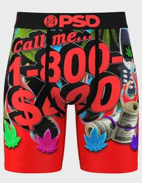 PSD Call Me Mens Boxer Briefs - 52% Discount Now!