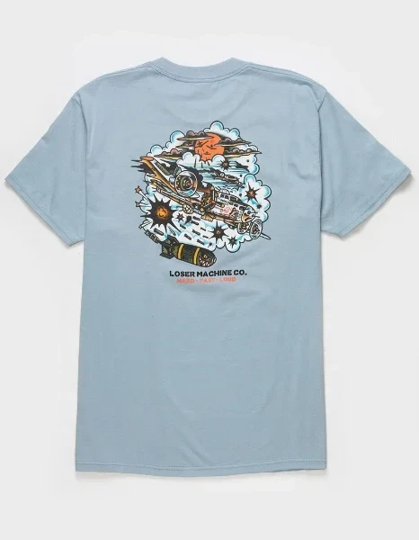 LOSER MACHINE Air Raid Mens Tee - Save 73% Today!