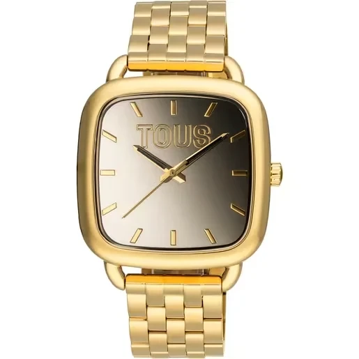 Analog Watch with gold-colored IPG steel bracelet TOUS D-Logo Mirror