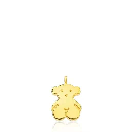 Gold Sweet Dolls Pendant large Bear motif - Now 30% Off!