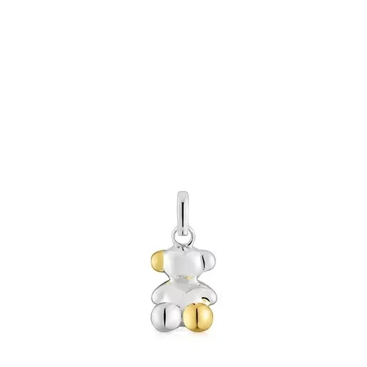 Small two-tone Bold Bear Pendant - Now 30% Off!