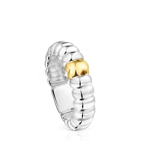 Silver and silver vermeil Virtual Garden Ring - 30% Off Today!