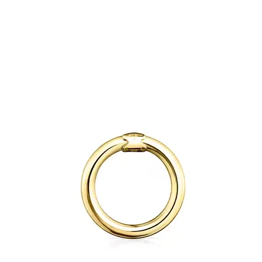 Medium Vermeil Silver Hold Ring - 31% Discount Now!