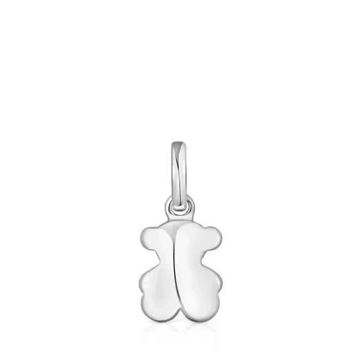 Silver Bold Motif bear Pendant - 31% Price Drop!
