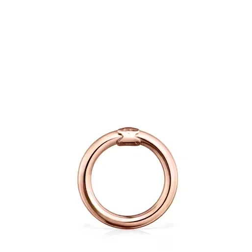 Medium Rose Vermeil Silver Hold Ring - 30% Price Drop!