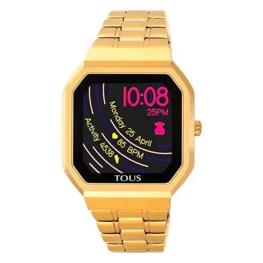 Gold-colored IP steel B-Connect Watch - Save $19000 Today!