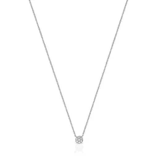 White Gold with Diamonds Alecia Necklace - 20% Discount Now!