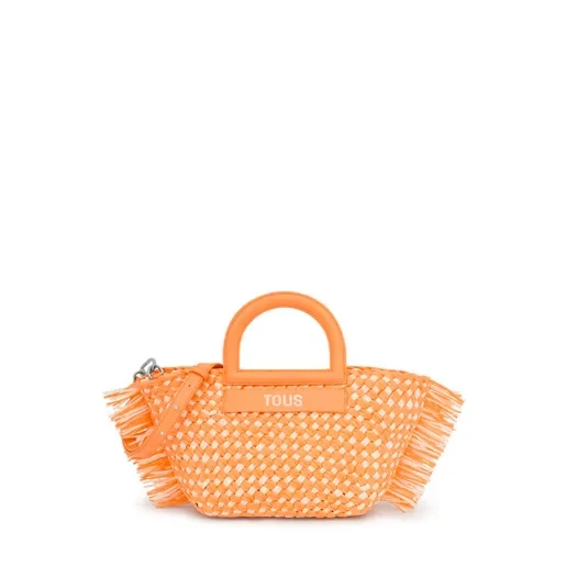 Medium pale orange raffia Tote bag TOUS Dora - 50% Off Today!