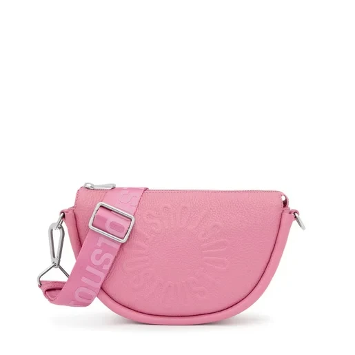 Medium dark pink leather Crossbody bag TOUS Miranda - Save $10100 Now!