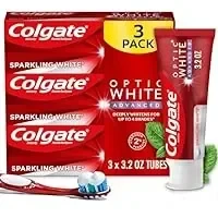 3-Pack Colgate Optic White Fluoride Toothpaste 3.2 Oz